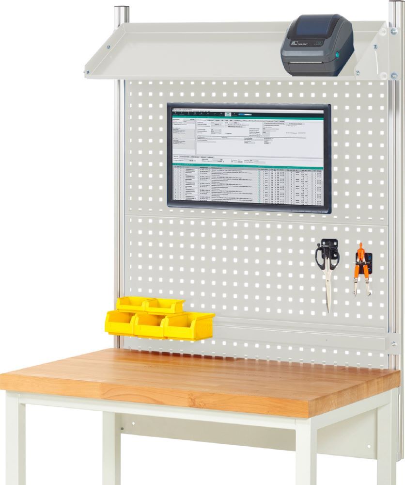 Produktbild System Aufbau Komplettset 02 für Produktbreite 1000 mm RAL7035 bild 2