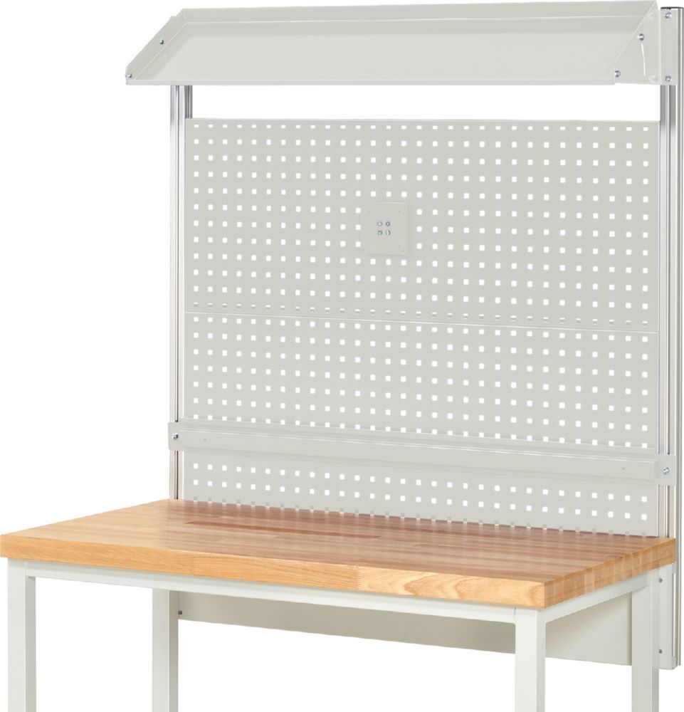 Produktbild Rau Werkbänke System Aufbau Komplettset 02 für Produktbreite 1250 mm RAL7035