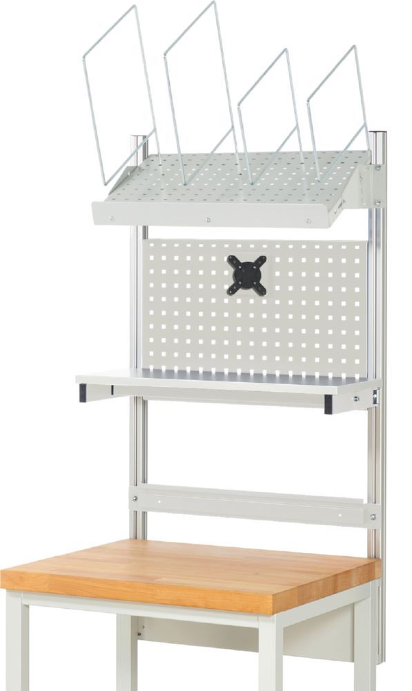 Produktbild Rau Werkbänke System Aufbau Komplettset 03 für Produktbreite 750 mm RAL7035