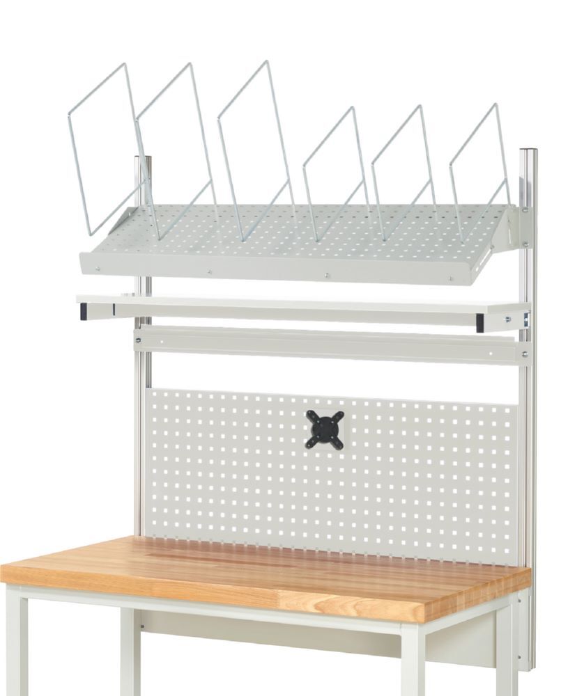 Produktbild Rau Werkbänke System Aufbau Komplettset 03 für Produktbreite 1250 mm RAL7035