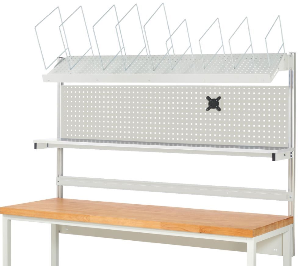 Produktbild Rau Werkbänke System Aufbau Komplettset 03 für Produktbreite 2000 mm RAL7035