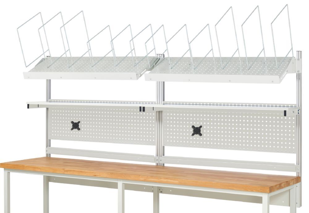 Produktbild Rau Werkbänke System Aufbau Komplettset 03 für Produktbreite 3000 mm RAL7035