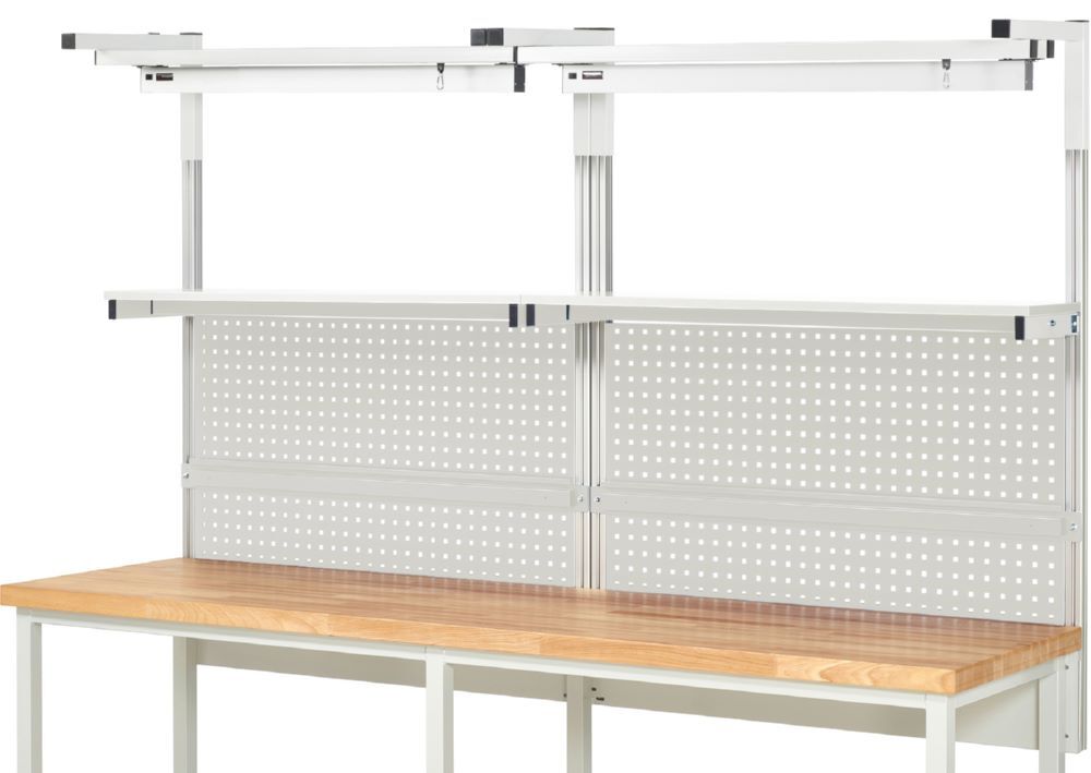 Produktbild Rau Werkbänke System Aufbau Komplettset 04 für Produktbreite 2500 mm RAL7035