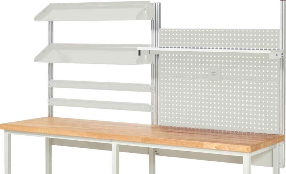 Produktbild Rau Werkbänke System Aufbau Komplettset 05 für Produktbreite 2500 mm RAL7035