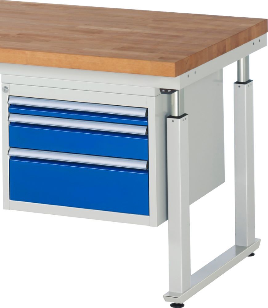 Rau Werkbänke Unterbau-Container adlatus 3 Schublade Größe L Breite 580 mm Produktbild Rau Werkbänke Unterbau-Container adlatus 3 Schublade Größe L Breite 580 mm