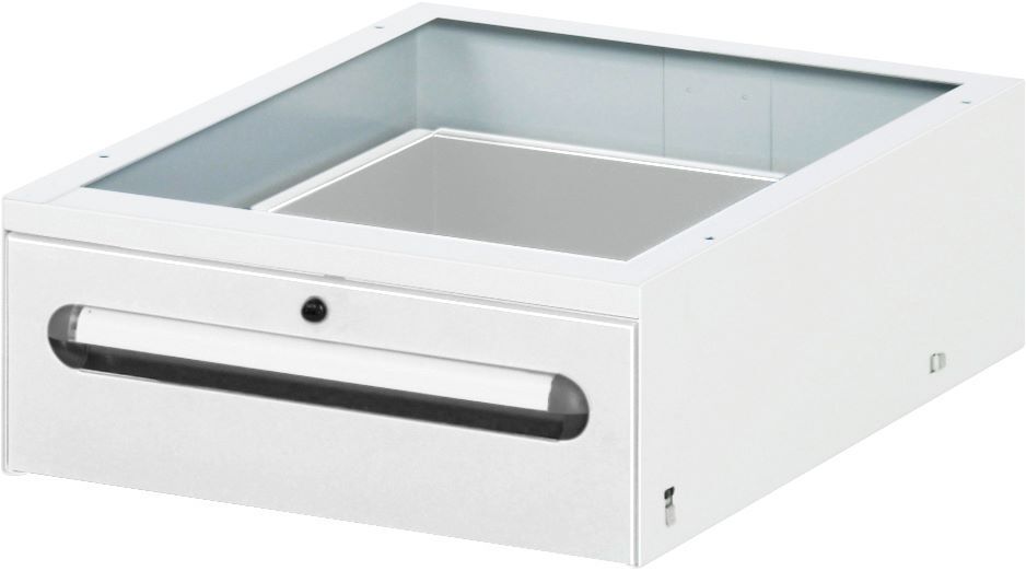 Produktbild Rau Werkbänke Unterbau-Container mit 1 Schublade 425 x 600 x 175mm RAL7035/RAL7035
