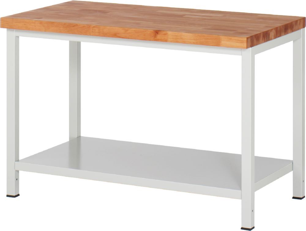 Produktbild Rau Werkbänke Werkbank 8000 1250 x 700 x 840 mm Ablageboden Metall