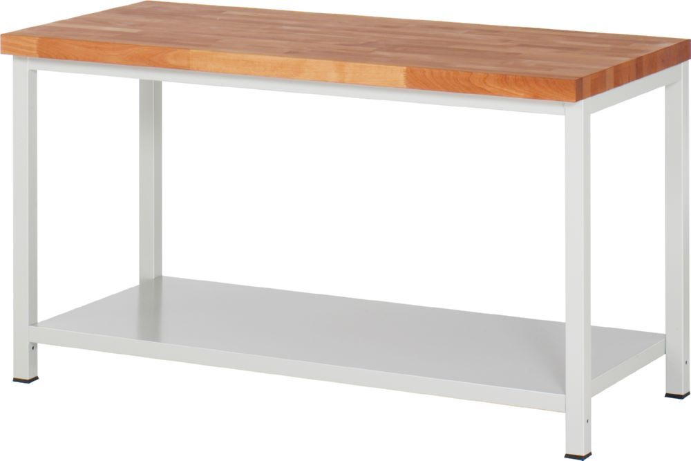 Produktbild Rau Werkbänke Werkbank 8000 1500 x 700 x 840-1040 mm Ablageboden Metall