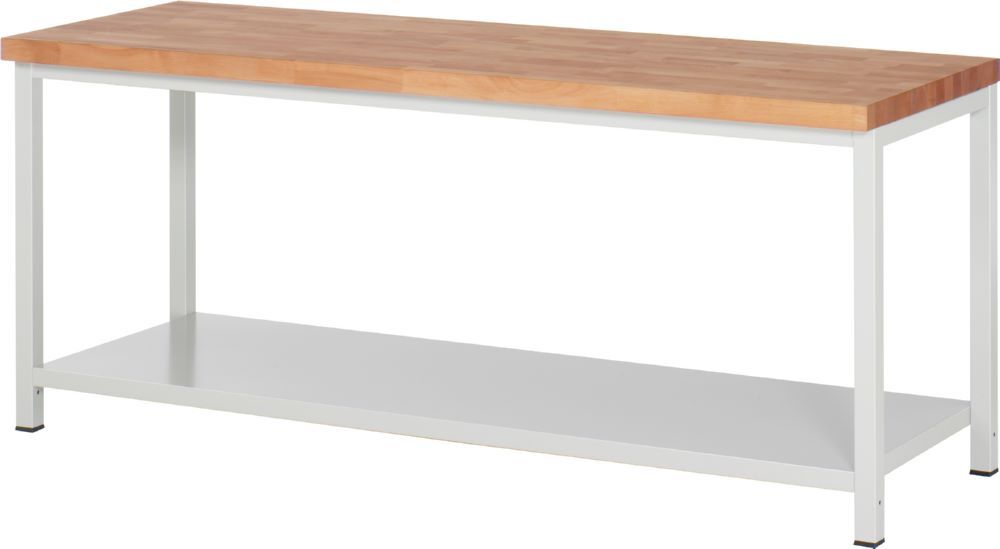 Produktbild Rau Werkbänke Werkbank 8000 2000 x 700 x 840 mm Ablageboden Metall