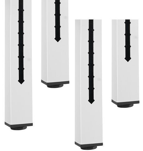 Produktbild Werkbank 8468I2 1250 x 700 x 840-1040 mm mit 3 Schubladen und 1 Tür bild 2