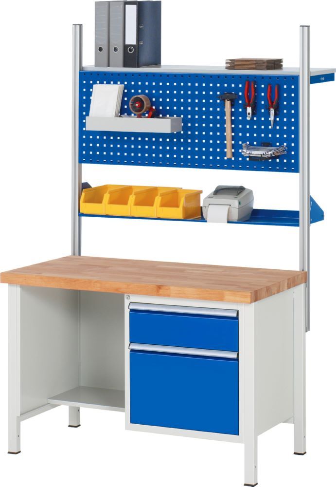 Rau Werkbänke Werkbank Serie 8000 - Modell 8455 1250 x 700 x 840-1040 mm Produktbild Rau Werkbänke Werkbank Serie 8000 - Modell 8455 1250 x 700 x 840-1040 mm bild 2