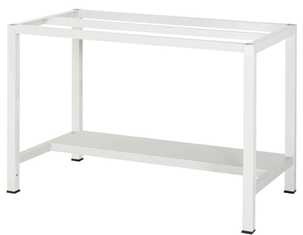 RAU Werktisch Serie 900 Arbeitstisch Platte mit Stahlblechbelag 1250 x 800 x 825 mm Produktbild RAU Werktisch Serie 900 Arbeitstisch Platte mit Stahlblechbelag 1250 x 800 x 825 mm bild 2