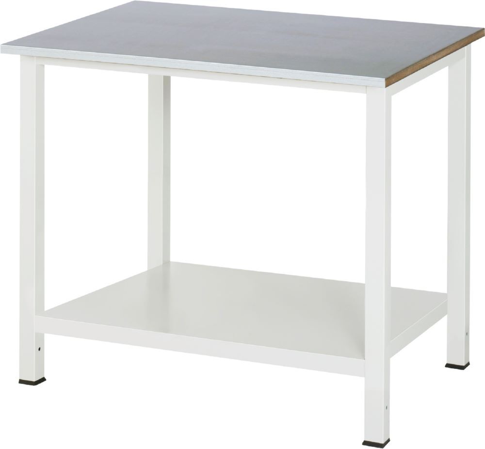 RAU Werktisch 900 Arbeitstisch mit Stahlblechbelag 1000 x 800 x 825 mm Produktbild RAU Werktisch 900 Arbeitstisch mit Stahlblechbelag 1000 x 800 x 825 mm