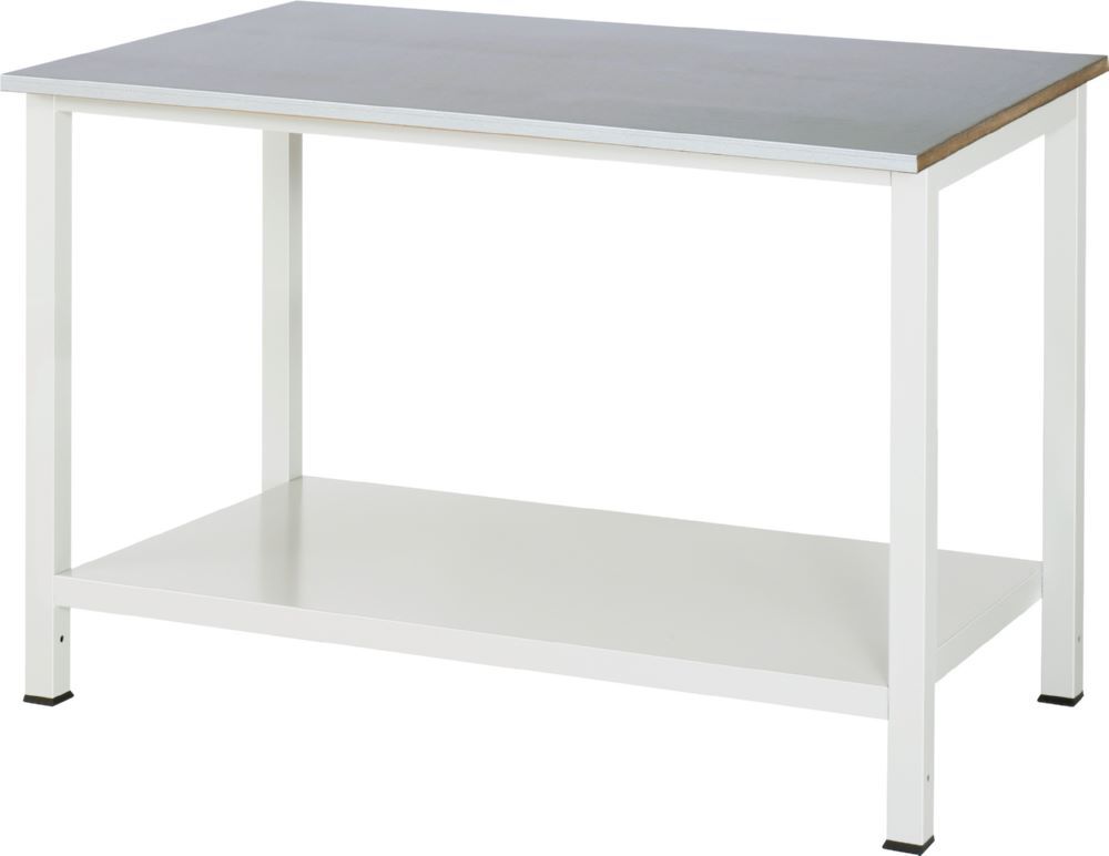 RAU Werktisch 900 Arbeitstisch mit Edelstahlblechbelag 1250 x 800 x 825 mm Produktbild RAU Werktisch 900 Arbeitstisch mit Edelstahlblechbelag 1250 x 800 x 825 mm
