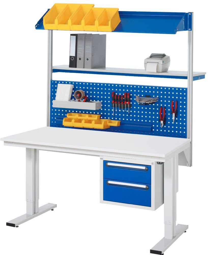 RAU Werkbank Serie adlatus 300 Arbeitstisch Breite 750 mm Höhenverstellbar 1120 mm Produktbild RAU Werkbank Serie adlatus 300 Arbeitstisch Breite 750 mm Höhenverstellbar 1120 mm bild 3