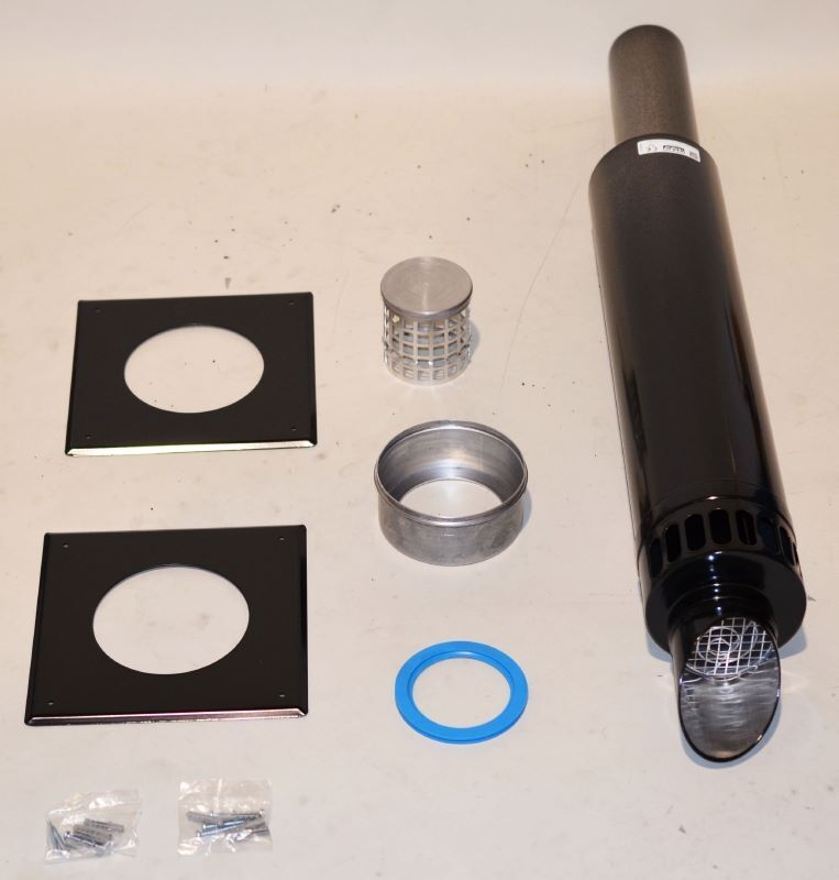 Remko Abgasrohr für Außenwandinstallation mit Windschutz GPC 800 Produktbild Remko Abgasrohr für Außenwandinstallation mit Windschutz GPC 800