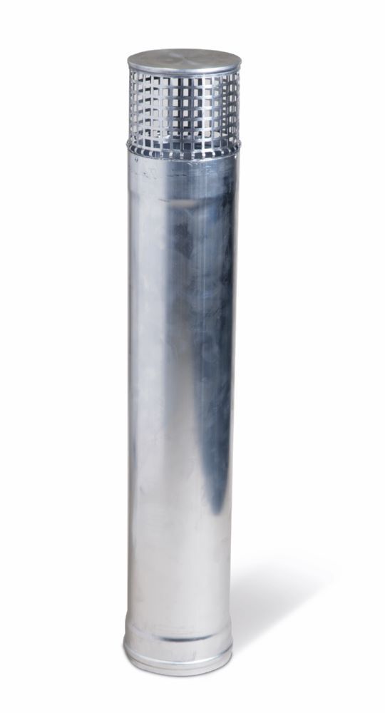 Remko Abgasrohr mit Regenhaube Gesamtlänge 870 mm Produktbild Remko Abgasrohr mit Regenhaube Gesamtlänge 870 mm