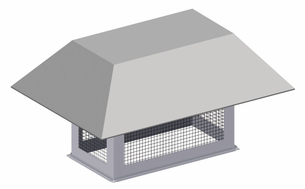 Remko Außenluftansaughaube ALH PWW 80 Produktbild Remko Außenluftansaughaube ALH PWW 80