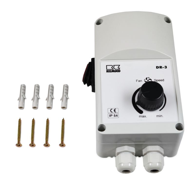 Remko Drehzahlregler DR-3 für maximal 8 Geräte Produktbild Remko Drehzahlregler DR-3 für maximal 8 Geräte