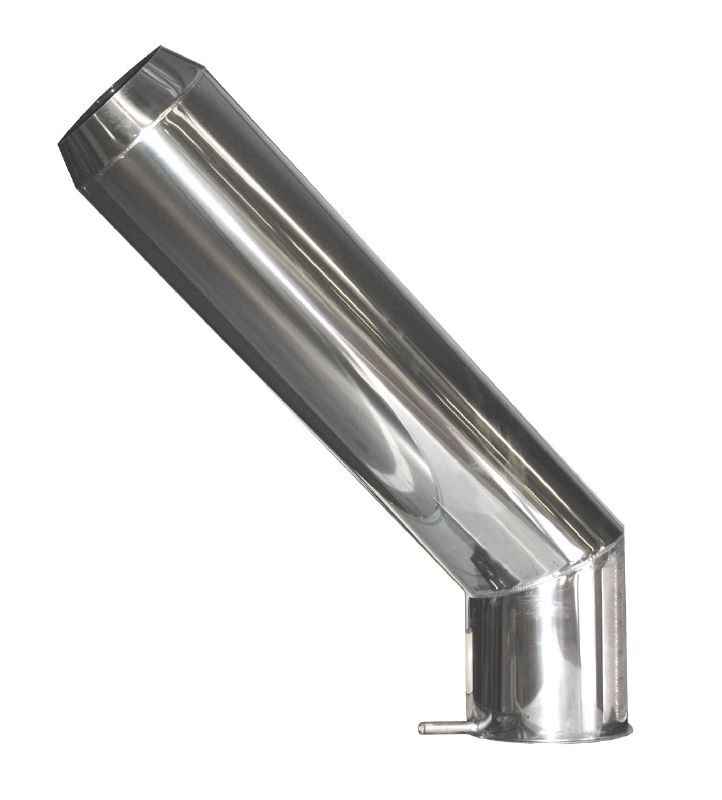 Remko Spezialabgasrohr 1 meter lang 45 Grad Edelstahl Durchmesser 200 mm Produktbild Remko Spezialabgasrohr 1 meter lang 45 Grad Edelstahl Durchmesser 200 mm