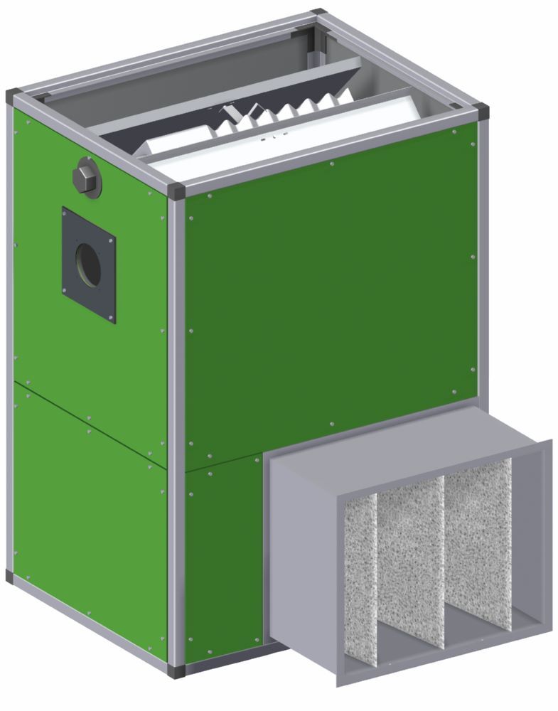 Remko Staubfilter FK-340 für Kanalanschluss auf Pos. I-II