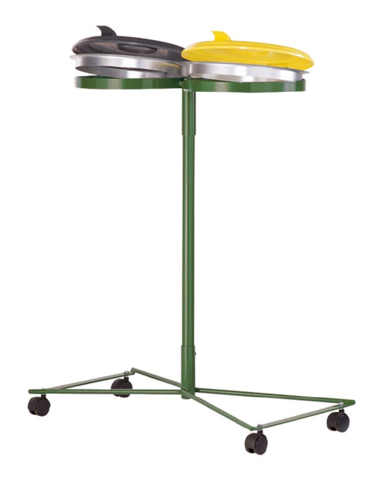 Renner Doppelständer 70 bis 120 Liter fahrbar Produktbild Renner Doppelständer 70 bis 120 Liter fahrbar