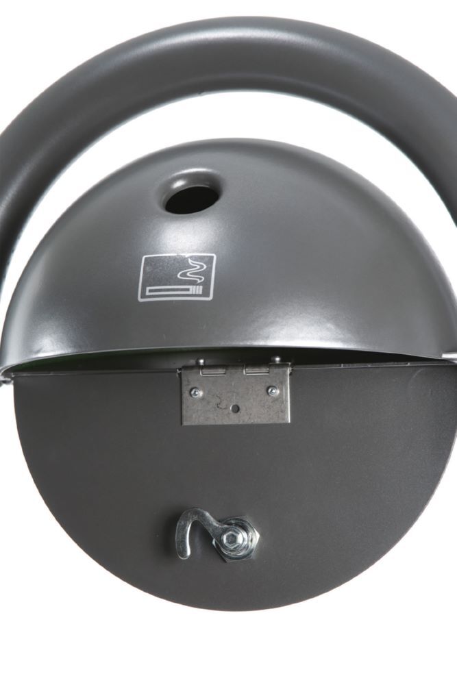 Renner Stand Abfallbehälter 40L mit Ascher DB703 zum Aufschrauben Produktbild Renner Stand Abfallbehälter 40L mit Ascher DB703 zum Aufschrauben bild 4