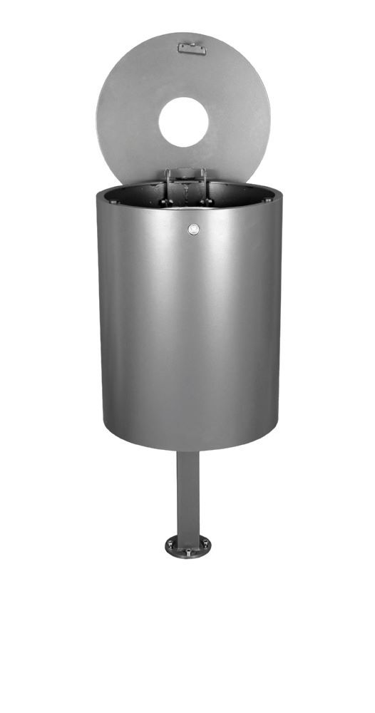 Renner Stand Abfallbehälter 50L DB703 zum Einbetonieren Produktbild Renner Stand Abfallbehälter 50L DB703 zum Einbetonieren