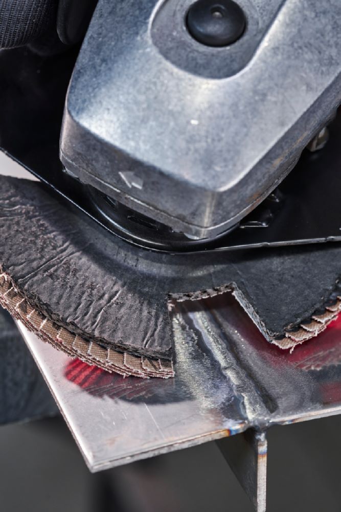 Rhodius VISION SPEED X-LOCK Fächerschleifscheibe 125 x 22,23 mm K40 Produktbild Rhodius VISION SPEED X-LOCK Fächerschleifscheibe 125 x 22,23 mm K40 bild 2