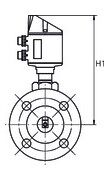 Riegler Durchflussmengenmesser mit Flanschanschluss DN15 0,2 bis 90 m³/h Riegler Durchflussmengenmesser mit Flanschanschluss DN15 0,2 bis 90 m³/h