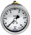 RIEGLER Glyzerinmanometer CrNi-Stahl exzentrisch hinten 0 bis 2,5 bar 100 mm RIEGLER Glyzerinmanometer CrNi-Stahl exzentrisch hinten 0 bis 2,5 bar 100 mm
