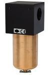 RIEGLER Mikrofilter für hohe Drücke bis 60 bar Handablassventil G3/4