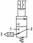 RIEGLER Schaltventil 3/2 Wegeventil multifix 24V DC BG4 G1 RIEGLER Schaltventil 3/2 Wegeventil multifix 24V DC BG4 G1