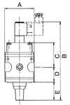 RIEGLER Schaltventil 3/2 Wegeventil multifix 24V DC BG4 G1 RIEGLER Schaltventil 3/2 Wegeventil multifix 24V DC BG4 G1