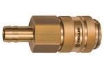 RIEGLER Schnellverschlusskupplung NW 19 Messing blank Tülle LW 25 Produktbild RIEGLER Schnellverschlusskupplung NW 19 Messing blank Tülle LW 25