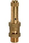 RIEGLER Sicherheitsventil Messing G1.1/2 Ansprechdruck 0,5 bar