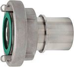 RIEGLER Storz Kupplung Stutzen Schaleneinband Edelstahl V4A Größe 75-B LW 75 Produktbild RIEGLER Storz Kupplung Stutzen Schaleneinband Edelstahl V4A Größe 75-B LW 75