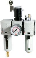 RIEGLER Wartungseinheit 3tlg Futura PC Behälter BG2 G3/8 0,5 bis 16 bar VA Produktbild RIEGLER Wartungseinheit 3tlg Futura PC Behälter BG2 G3/8 0,5 bis 16 bar VA