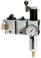 RIEGLER Wartungsstation Safety Futura KH-AV-FR HA BG2 G3/8 2,5 bis 8 bar Produktbild RIEGLER Wartungsstation Safety Futura KH-AV-FR HA BG2 G3/8 2,5 bis 8 bar