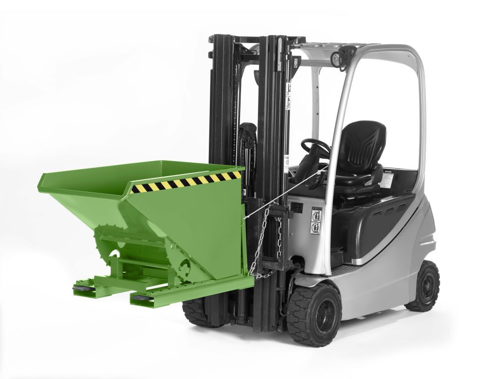 Produktbild RR Muldenkipper Abrollkipper Typ RAM60 1070x1340x825 RAL6011 bild 2