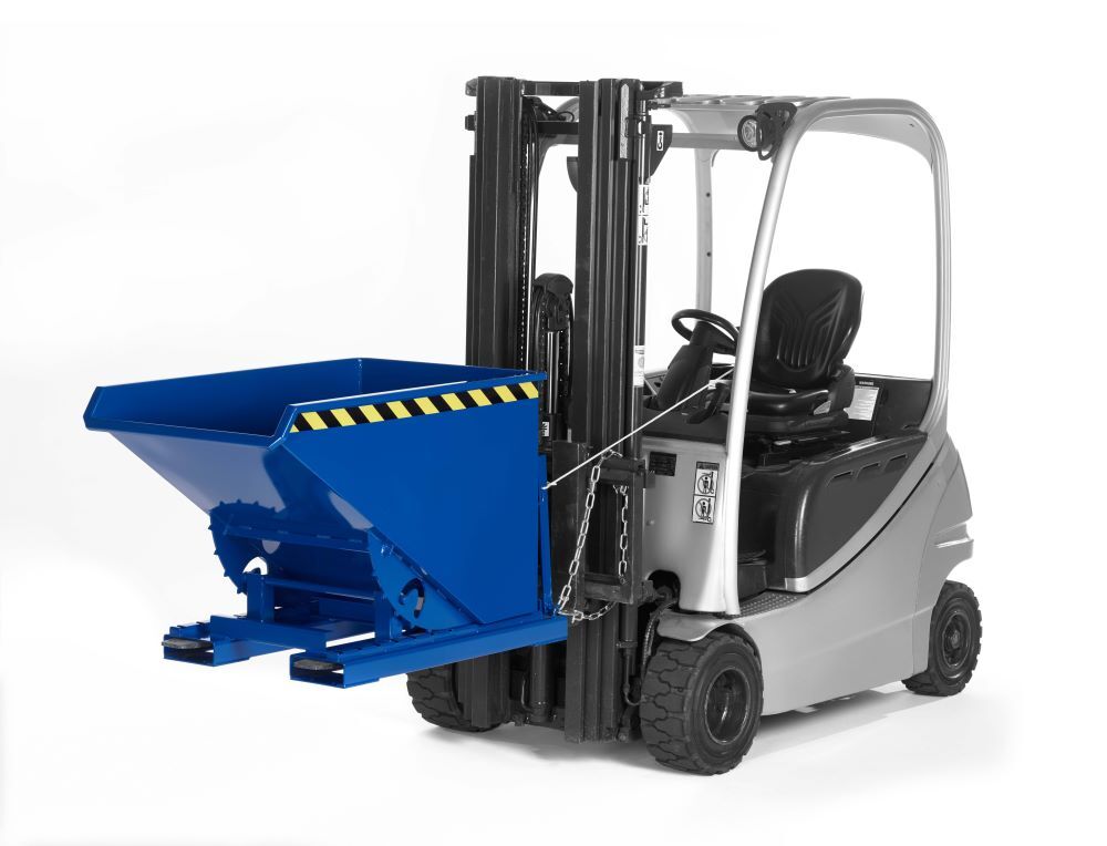 RR Muldenkipper Abrollkipper Typ RAM90 1570x1340x825 RAL5010 Produktbild RR Muldenkipper Abrollkipper Typ RAM90 1570x1340x825 RAL5010 bild 2