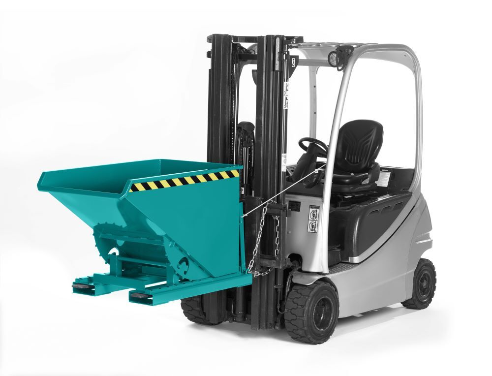 RR Muldenkipper Abrollkipper Typ RAM90 1570x1340x825 RAL5018 Produktbild RR Muldenkipper Abrollkipper Typ RAM90 1570x1340x825 RAL5018 bild 2