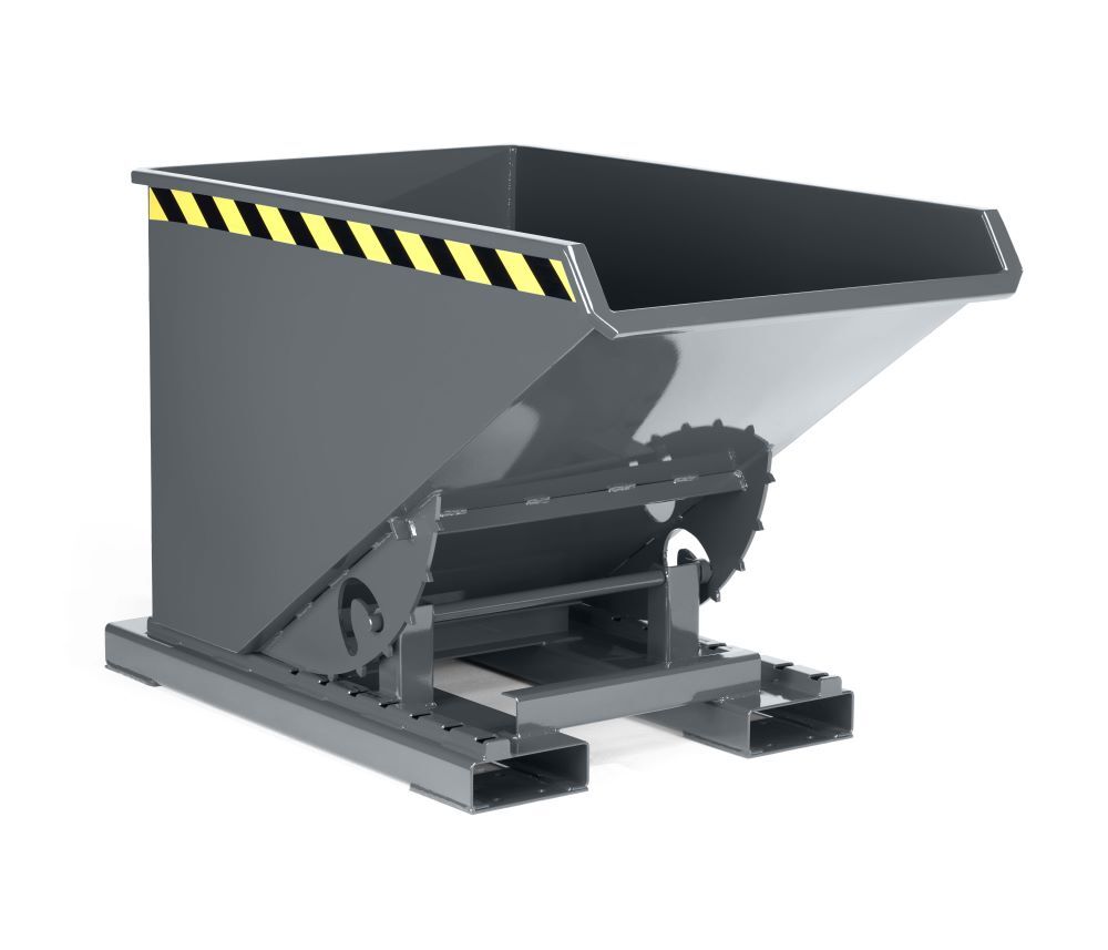 RR Muldenkipper Abrollkipper Typ RAM90 1570x1340x825 RAL7005 Produktbild RR Muldenkipper Abrollkipper Typ RAM90 1570x1340x825 RAL7005