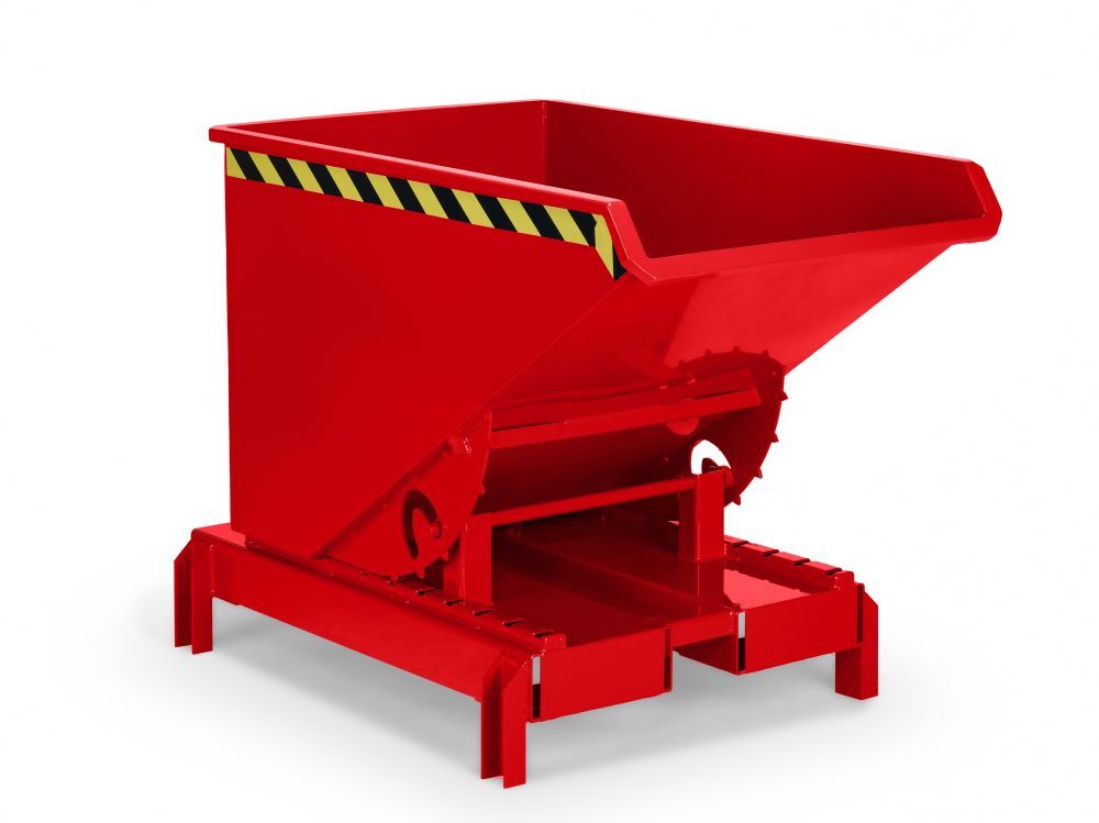 RR Abrollkipper Muldenkipper Typ RAM-DST 30 770x1340x825 RAL3000 Produktbild RR Abrollkipper Muldenkipper Typ RAM-DST 30 770x1340x825 RAL3000