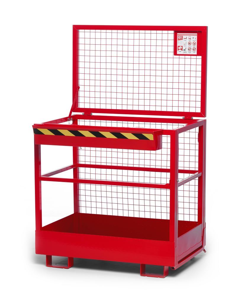 RR Arbeitskorb Typ RAK 1200x800x1900 RAL3000 Produktbild RR Arbeitskorb Typ RAK 1200x800x1900 RAL3000