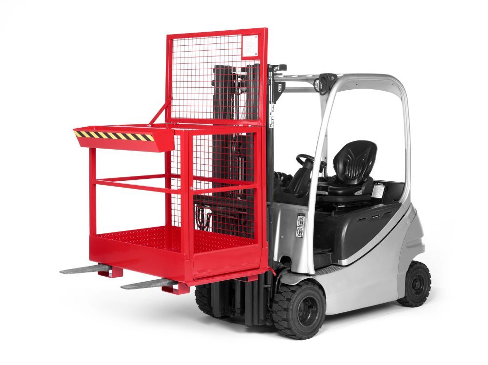 RR Arbeitskorb Typ RAK 1200x800x1900 RAL3000 Produktbild RR Arbeitskorb Typ RAK 1200x800x1900 RAL3000 bild 2