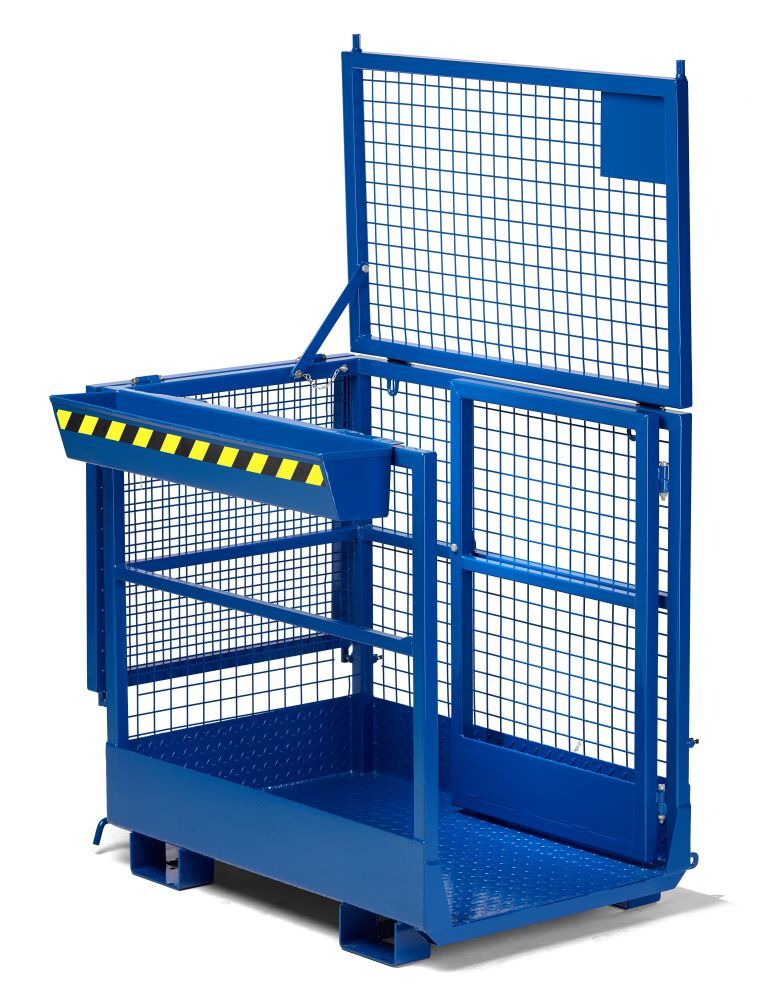 RR Arbeitskorb Typ RAK-Duo 1200x800x1950 RAL5010 RR Arbeitskorb Typ RAK-Duo 1200x800x1950 RAL5010