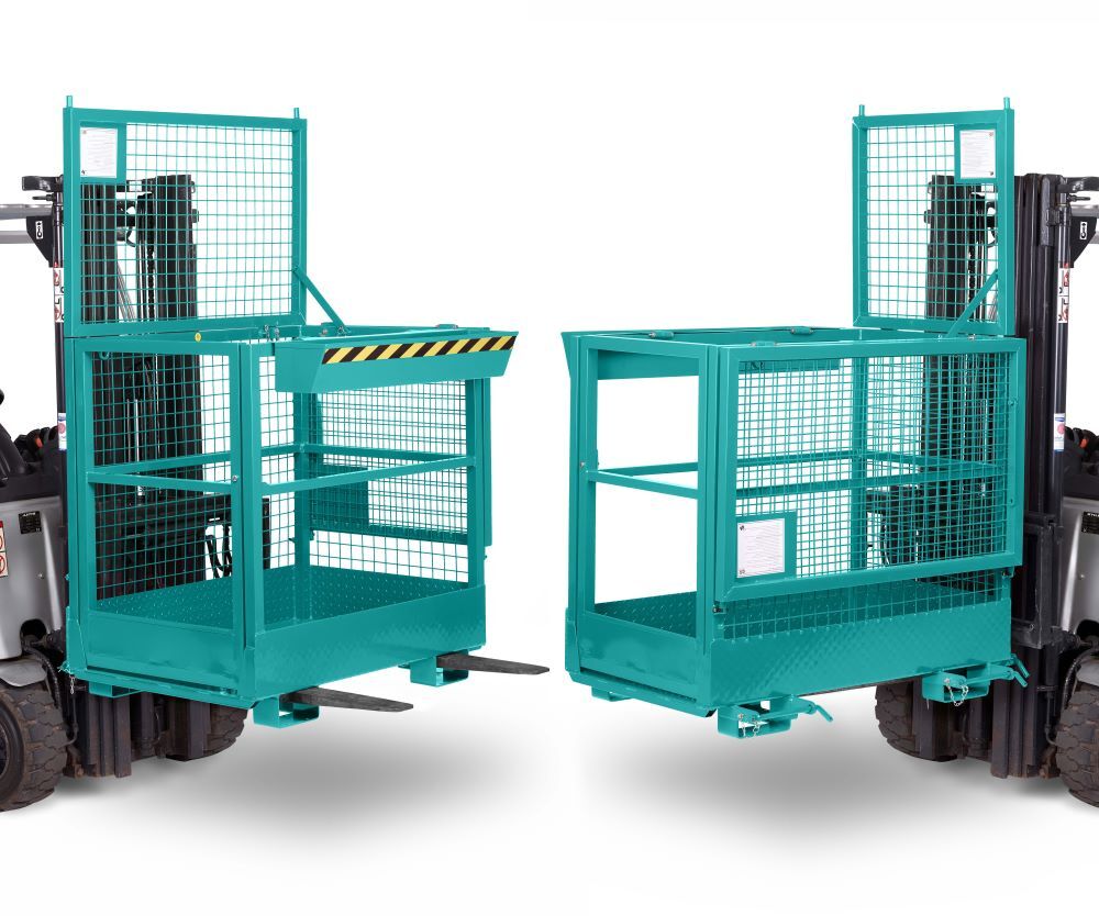 RR Arbeitskorb Typ RAK-Duo 1200x800x1950 RAL5018 Produktbild RR Arbeitskorb Typ RAK-Duo 1200x800x1950 RAL5018 bild 4