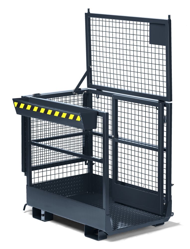 RR Arbeitskorb Typ RAK Duo 1200x800x1950 RAL7016 Produktbild RR Arbeitskorb Typ RAK Duo 1200x800x1950 RAL7016