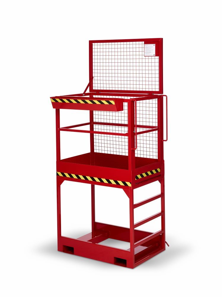 RR Arbeitskorb Typ RAK High 1200x800x2910 RAL3000 Produktbild RR Arbeitskorb Typ RAK High 1200x800x2910 RAL3000